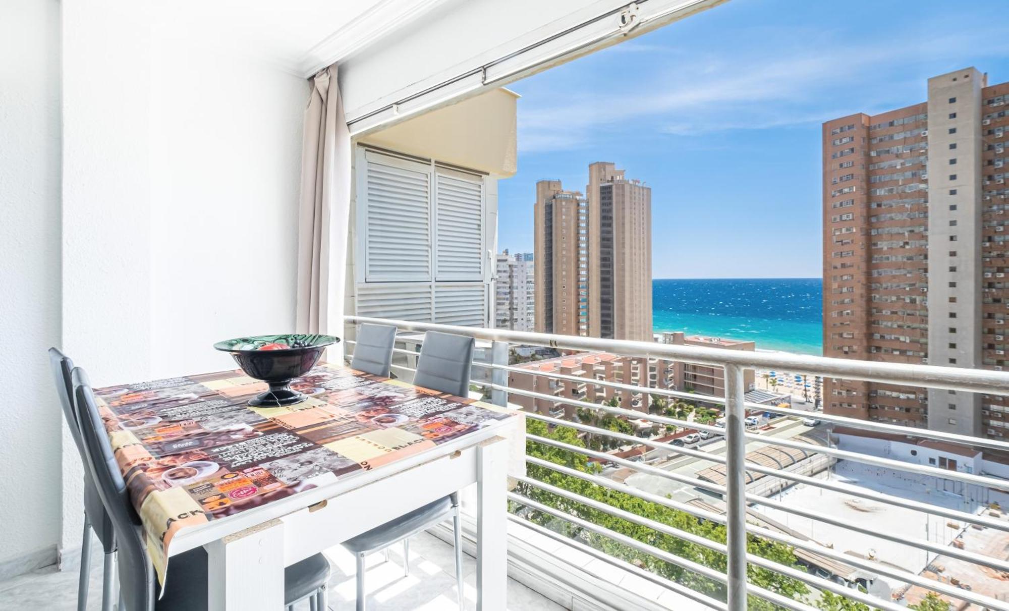 Los Caballos 12-C Levante Beach Benidorm Bagian luar foto