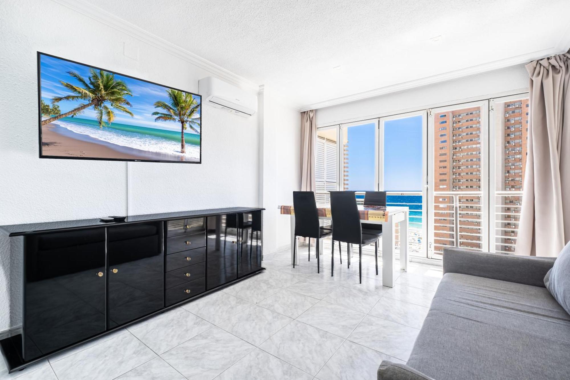 Los Caballos 12-C Levante Beach Benidorm Bagian luar foto