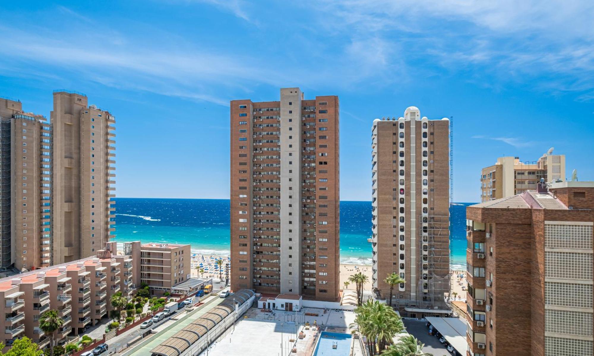 Los Caballos 12-C Levante Beach Benidorm Bagian luar foto